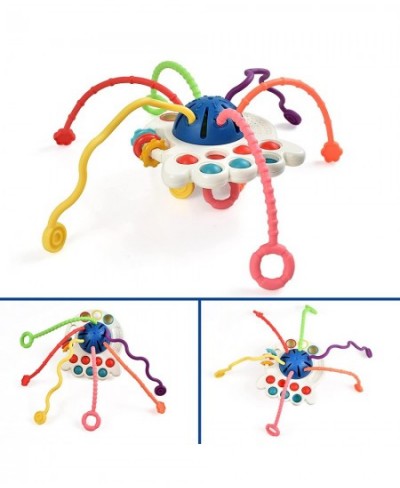 Baby Toys 6-12 Months Baby Sensory Toys Silicone Pull String Toys Montessori Toys for 1 Year Old Babies $16.70 - Early Develo...