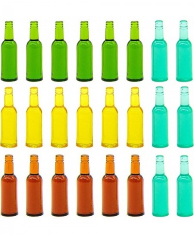 AUEAR 24 Pieces Lovely Miniature Beer Bottles 1-3/8"x3/8" for 1:12 Kitchen Food Accessories $16.82 - Dollhouse Accessories