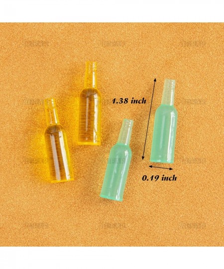 AUEAR 24 Pieces Lovely Miniature Beer Bottles 1-3/8"x3/8" for 1:12 Kitchen Food Accessories $16.82 - Dollhouse Accessories