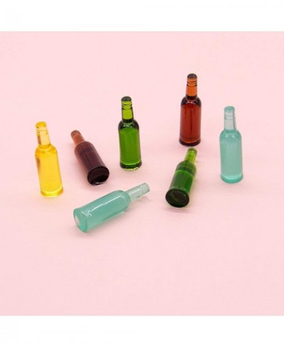 AUEAR 24 Pieces Lovely Miniature Beer Bottles 1-3/8"x3/8" for 1:12 Kitchen Food Accessories $16.82 - Dollhouse Accessories