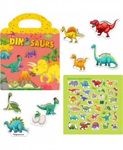 Dinosaur Toys for Kids 3-5 Toddler Sticker Book Toys for 1 2 3 4 5 Year Old Boy Girl Gifts Reusable Static Sticker Learning T...