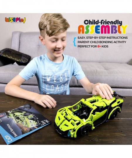 Stem Building Toys for Boys Age 8-12 - 453PCS Stem Remote Control Car Building Kit for Kids & Adult - Model Car Kits to Build...