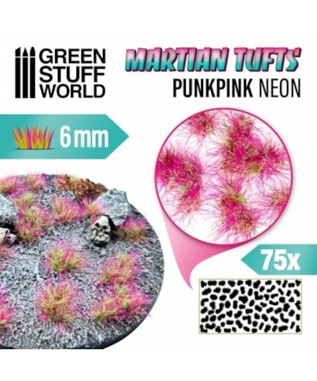 Martian Tufts for Models and Miniatures – Punkpink Neon 6mm 10681 $20.00 - Kids' Arts & Crafts Adhesives