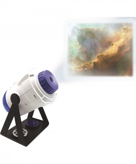 2-in-1 Constellations and Images Planetarium Projector 24 Images to Discover Space 2 Constellation Domes STEM White/Blue NLJ1...