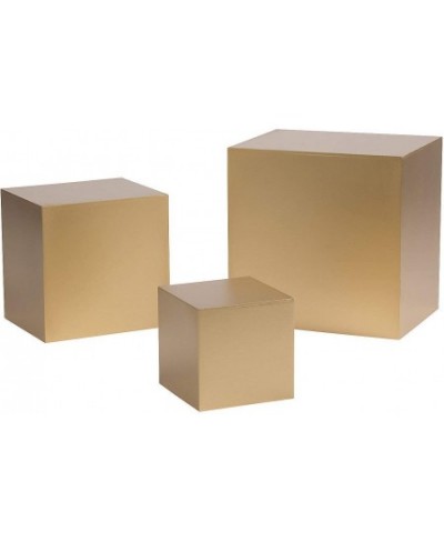 Gold Buffet Risers (Wood set of 3) Great for Weddings Home Decor and Accessories $57.90 - Kids' Party Decorations