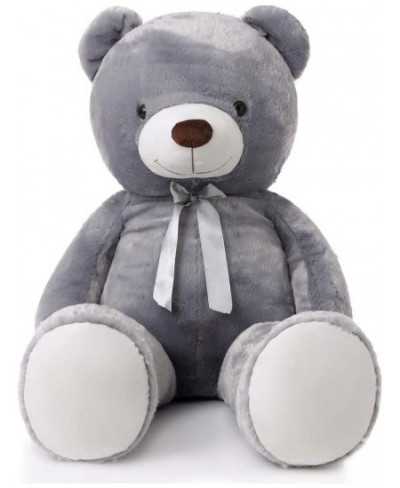 Giant Grey Teddy Bear 47 inch 4 feet Large Stuffed Gray Teddy Bears Stuffed Animals for Girlfriend Children $70.69 - Stuffed ...