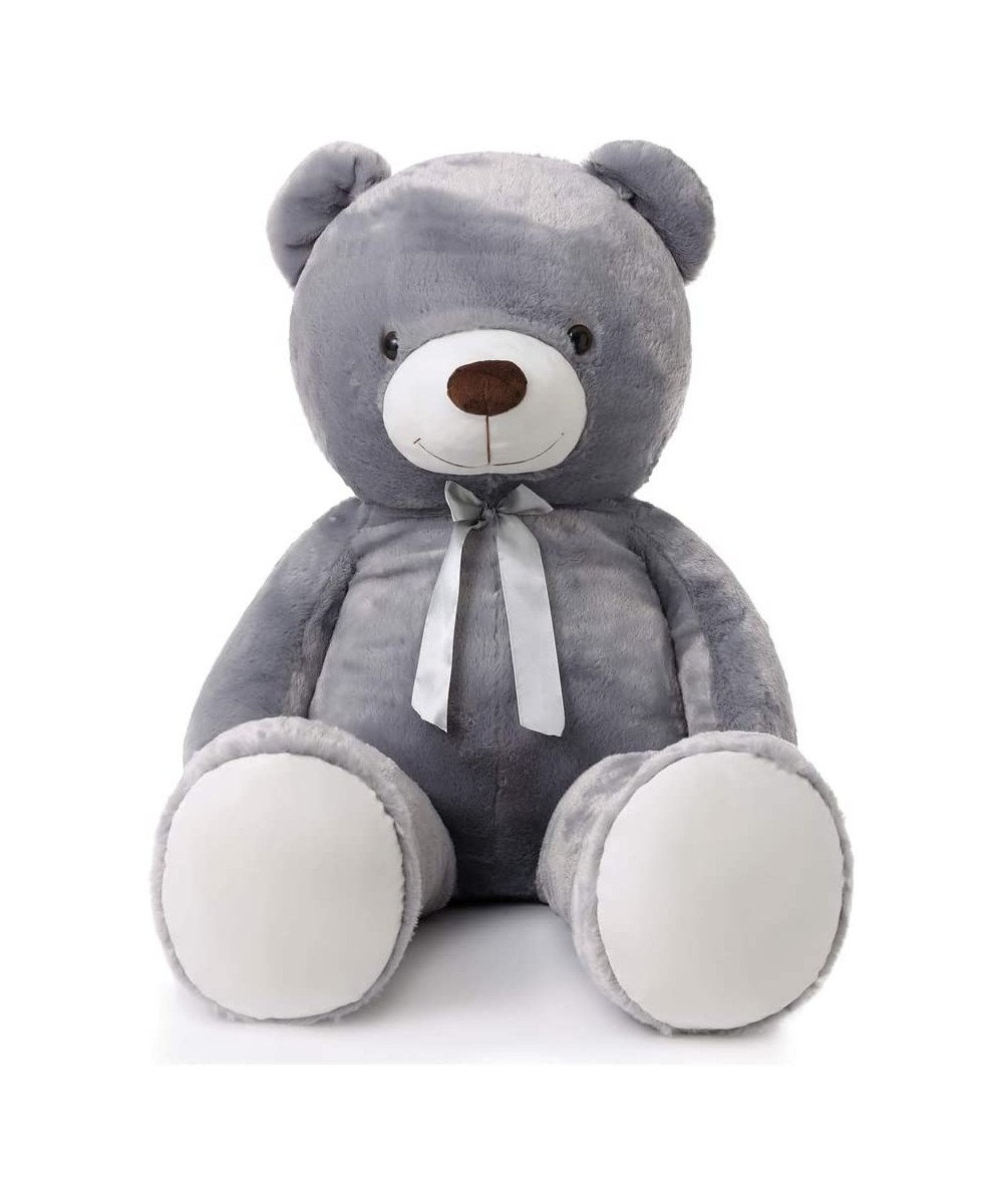 Giant Grey Teddy Bear 47 inch 4 feet Large Stuffed Gray Teddy Bears Stuffed Animals for Girlfriend Children $70.69 - Stuffed ...