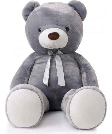 Giant Grey Teddy Bear 47 inch 4 feet Large Stuffed Gray Teddy Bears Stuffed Animals for Girlfriend Children $70.69 - Stuffed ...