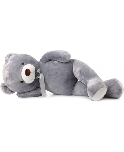 Giant Grey Teddy Bear 47 inch 4 feet Large Stuffed Gray Teddy Bears Stuffed Animals for Girlfriend Children $70.69 - Stuffed ...