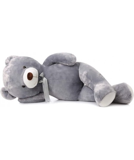 Giant Grey Teddy Bear 47 inch 4 feet Large Stuffed Gray Teddy Bears Stuffed Animals for Girlfriend Children $70.69 - Stuffed ...