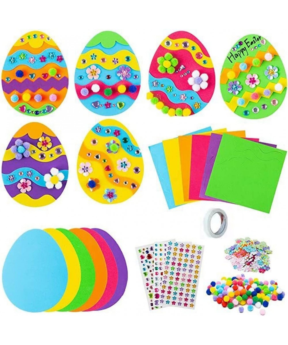 Easter Egg Magnet Craft Kit - 18 Pack Easter Craft Stickers for Kids DIY Decoration Party Favors Supplies $19.01 - Kids' Draw...