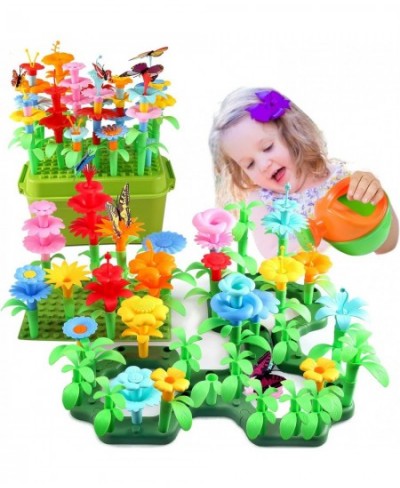 Flower Garden Building Toys Girls: 152 PCS Gifts 3 Year Olds Stem Building Educational Toy Age 4 Toddler Gardening Build Birt...