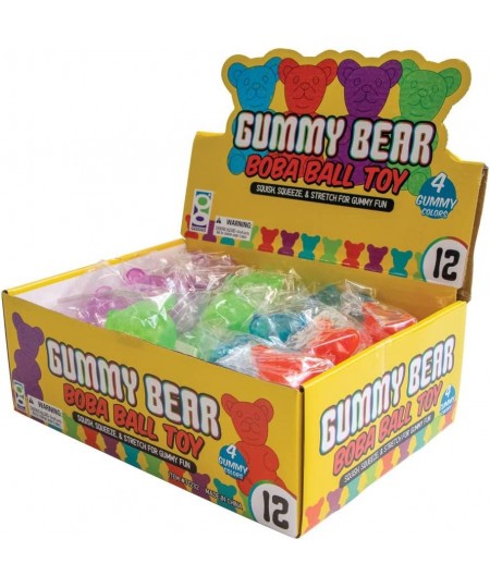 Gummy Bear Boba Ball Toy Display of 12 (71232) $27.92 - Miniature Novelty Toys