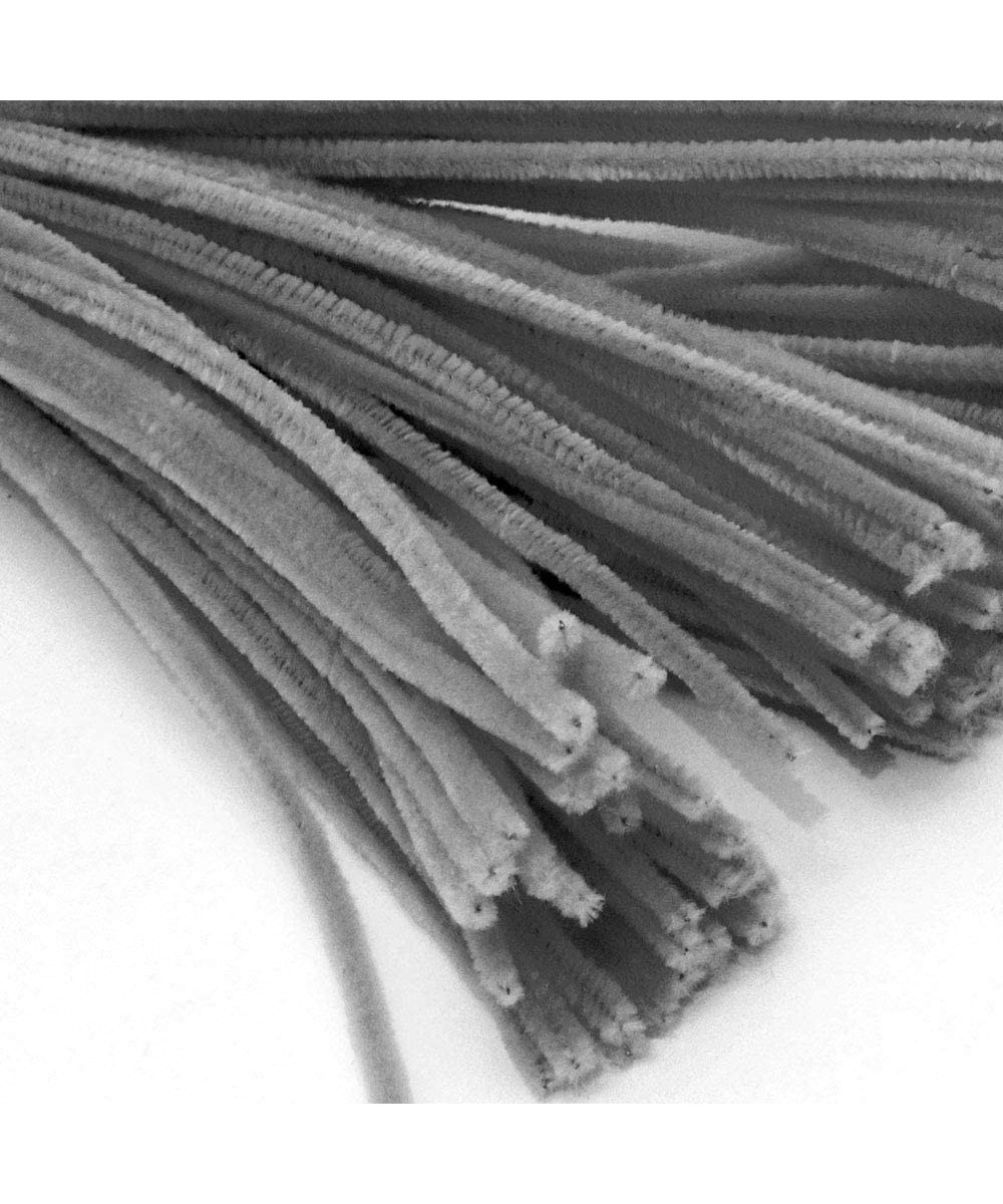 Chenille Stems Pipe Cleaner 12-inch (30-cm) 50-pc Grey $17.33 - Craft Pipe Cleaners