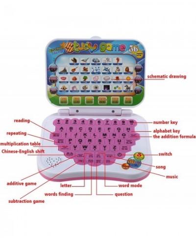 Smart Preschool Laptop Children Bilingual Educational Learning Study Toy Kids Computer Game Gift for Toddlers Boys Girls Lear...