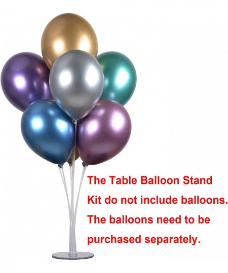 2 Set 28" Height Table Balloon Stand Kit for Birthday Party Decorations and Wedding Decorations Happy Birthday Balloons Decor...