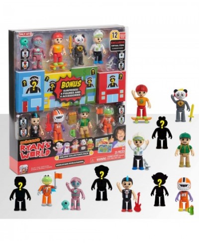 Ryan’s World 25-Piece Deluxe Collector’s Figure Pack with 12 Virtual Codes to Ryan’s Virtual Video Game Kids Toys for Ages 3 ...