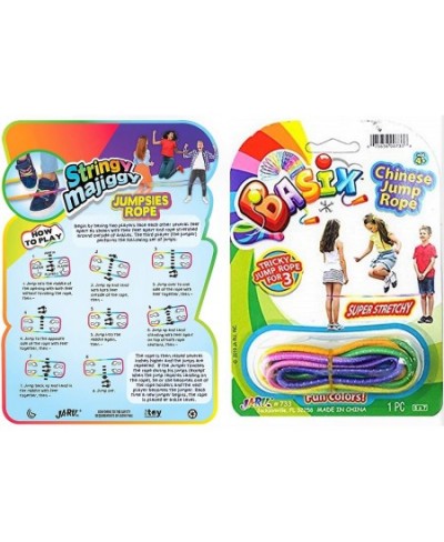 Chinese Jump Rope Elastic Jumping Rope Game for Kids & Adults I | Colorful Stretch Skip Rope for Girls and Boys. Party Favor ...