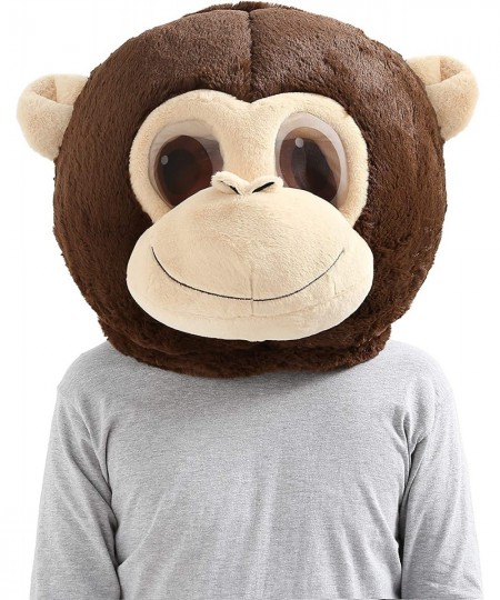 Plush Halloween Monkey Head Mask Mascot Costume $65.56 - Kids' Dress-Up Accessories