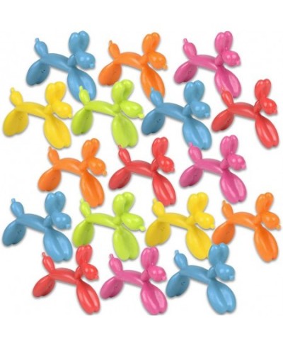 Mini Bendable Dog Assortment Set of 48 Flexible Figures in Assorted Colors Birthday Party Favors for Boys & Girls Stress Reli...