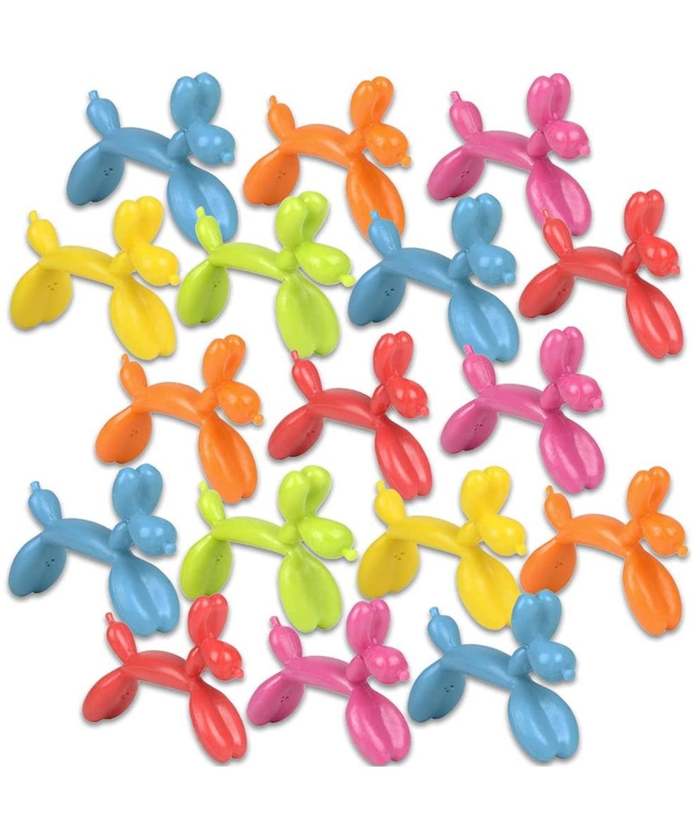 Mini Bendable Dog Assortment Set of 48 Flexible Figures in Assorted Colors Birthday Party Favors for Boys & Girls Stress Reli...