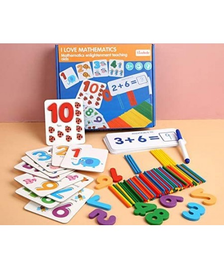 See and Spell Learning Toys Sight Number Games Matching Number Puzzles Montessori Preschool Educational Toys for Kids Boys Gi...