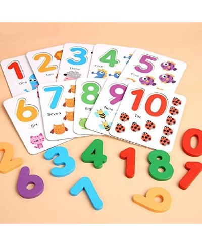 See and Spell Learning Toys Sight Number Games Matching Number Puzzles Montessori Preschool Educational Toys for Kids Boys Gi...