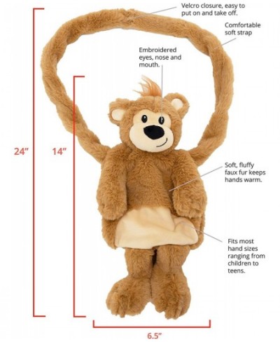 Pawley The Bear Hand Warmer - Adorable Teddy Bear Plush Hand Muff Pouch for Kids $24.85 - Stuffed Animals & Teddy Bears