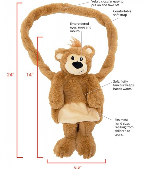 Pawley The Bear Hand Warmer - Adorable Teddy Bear Plush Hand Muff Pouch for Kids $24.85 - Stuffed Animals & Teddy Bears