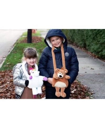 Pawley The Bear Hand Warmer - Adorable Teddy Bear Plush Hand Muff Pouch for Kids $24.85 - Stuffed Animals & Teddy Bears