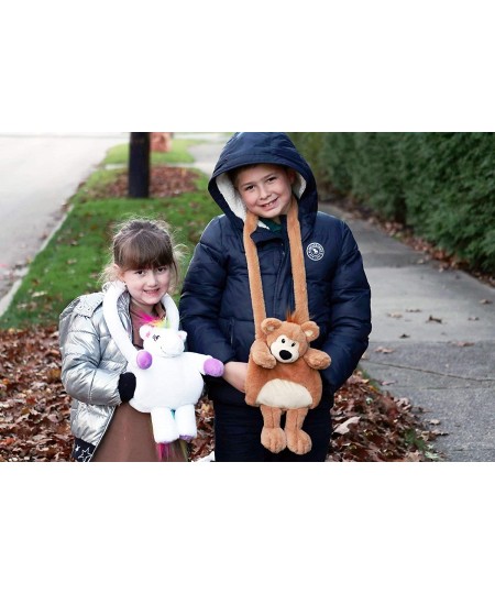 Pawley The Bear Hand Warmer - Adorable Teddy Bear Plush Hand Muff Pouch for Kids $24.85 - Stuffed Animals & Teddy Bears