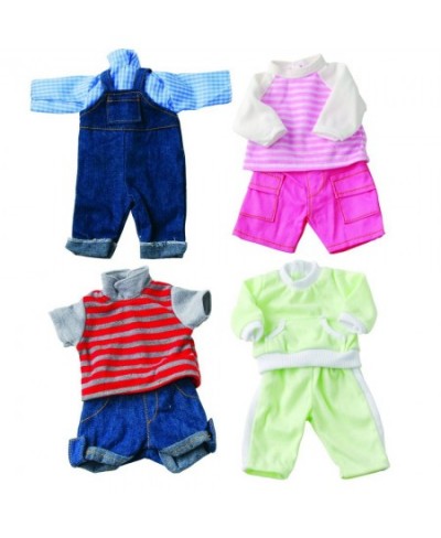 Constructive Playthings-GAN-61 Washable Clothing for 12-14 Inch Baby Dolls Set of 4 Outfits $53.39 - Doll Accessories