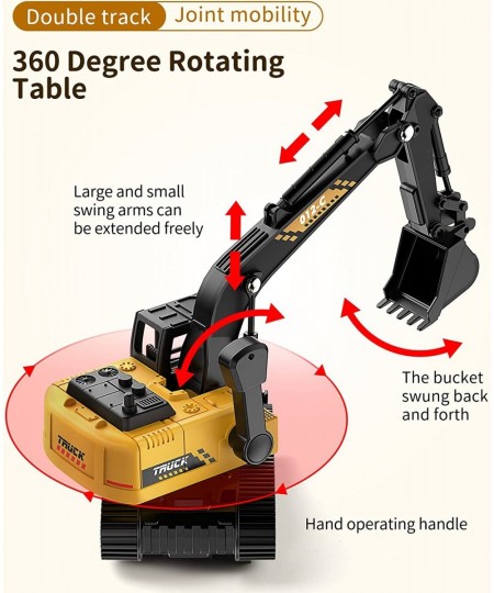 Toys Excavator Bulldozer Truck for Kids Construction Tractor Beach Sand Toys Engineer Caterpillar Construction Vehicle Sets o...