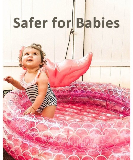 Inflatable Swimming Pool Unique Mermaid Baby Round Pool Kiddie Pools Kiddy Pools for Kids Swimming Pools Above Ground Above G...