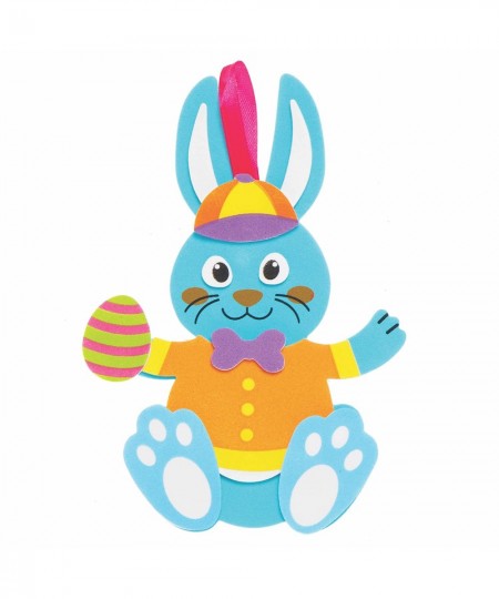 AX767 Easter Bunny Mix & Match Decoration Kits - Pack of 8 Perfect for Kids Arts & Crafts Projects Ideal for Sunday School Ta...