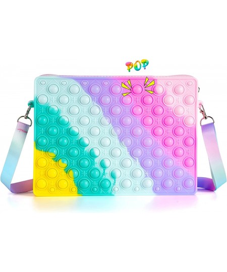 Pop Purse Fidget Toys for Girls Valentines Day Gifts for Kids Pop Shoulder Bag Crossbody Wallet Handbag Easter Christmas Birt...