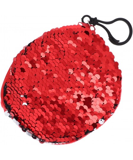 Round Magic Reversable Sequin Coin Purse Backpack Charm $15.46 - Plush Purses