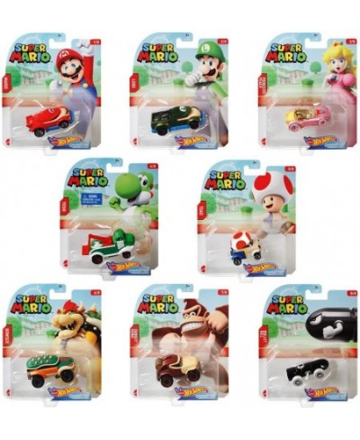 2020 Super Mario Character Cars Complete Set of 8 Diecast Vehicles $116.88 - Kids' Play Cars & Race Cars