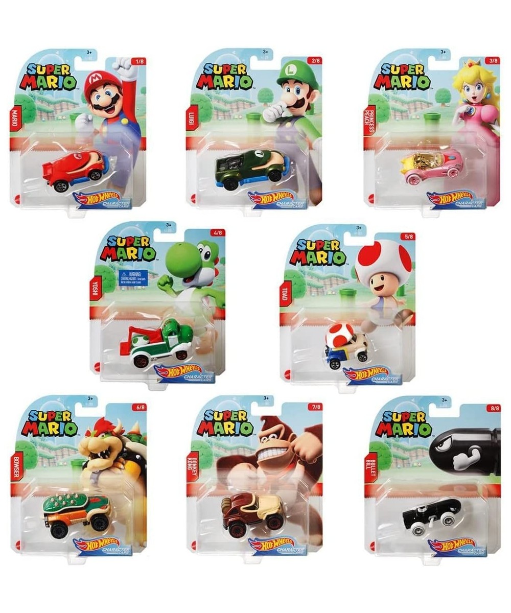 2020 Super Mario Character Cars Complete Set of 8 Diecast Vehicles $116.88 - Kids' Play Cars & Race Cars