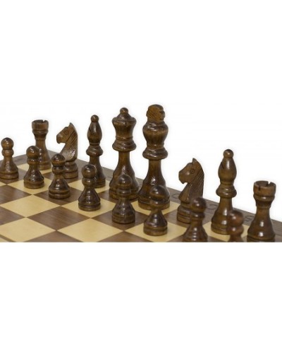 Staunton Chess Pieces with Extra Queens | Size: Large - King Height: 3.5 inch | Wood $24.99 - Game Accessories