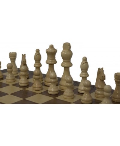 Staunton Chess Pieces with Extra Queens | Size: Large - King Height: 3.5 inch | Wood $24.99 - Game Accessories