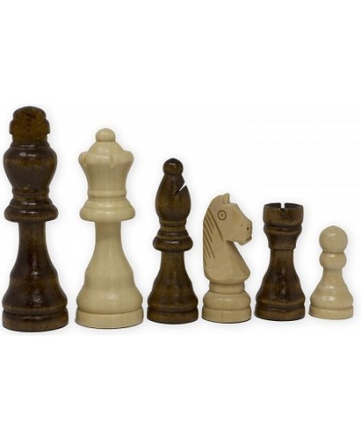 Staunton Chess Pieces with Extra Queens | Size: Large - King Height: 3.5 inch | Wood $24.99 - Game Accessories