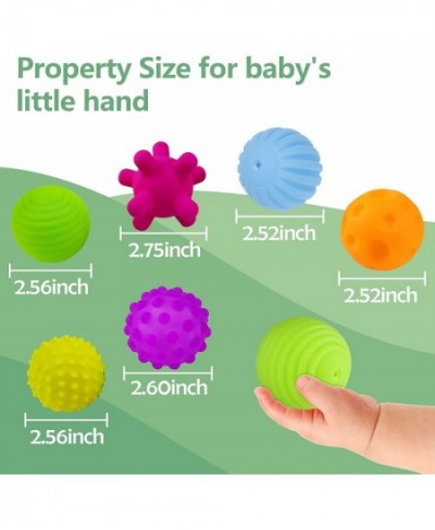 10 Pack Sensory Balls for Babies Kids 6 to 12 Months Baby Toy Ball Toddlers and Infant Small Massage Soft Textured Multi Ball...