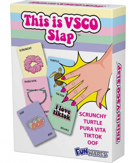 This is VSCO Slap Card Game - Quick and Fun Party Game $13.51 - Card Games