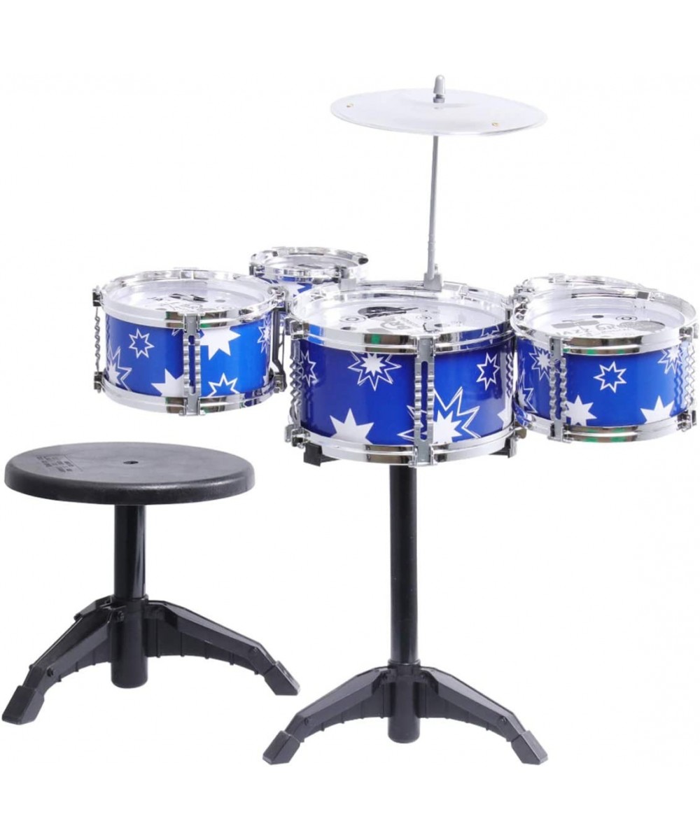 Jazz Drum Set with Chair for Kids Toddler Drum Toys Percussion Musical Instruments Educational Toys Gifts for Boys Girls Begi...