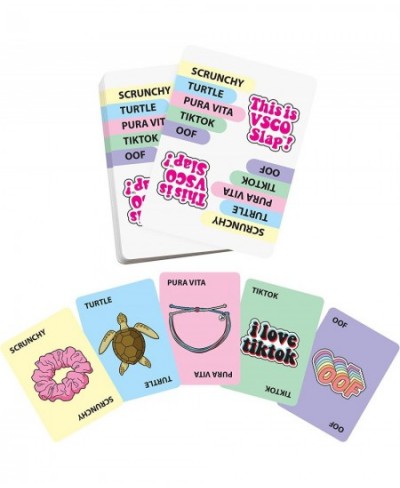 This is VSCO Slap Card Game - Quick and Fun Party Game $13.51 - Card Games