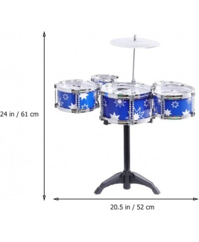 Jazz Drum Set with Chair for Kids Toddler Drum Toys Percussion Musical Instruments Educational Toys Gifts for Boys Girls Begi...