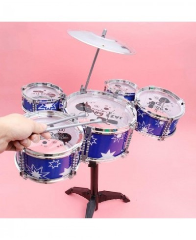 Jazz Drum Set with Chair for Kids Toddler Drum Toys Percussion Musical Instruments Educational Toys Gifts for Boys Girls Begi...