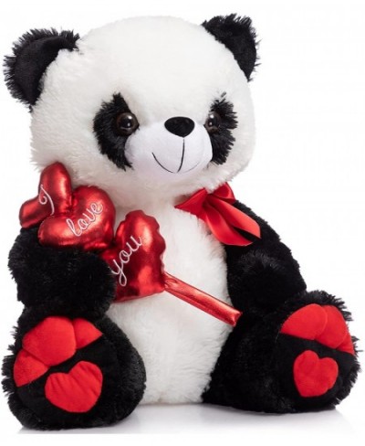 I Love You Panda Stuffed Animal Plush Panda with Red Hearts and Bow Sweet Plush Toy for Valentine's Day 20 inch $44.62 - Stuf...