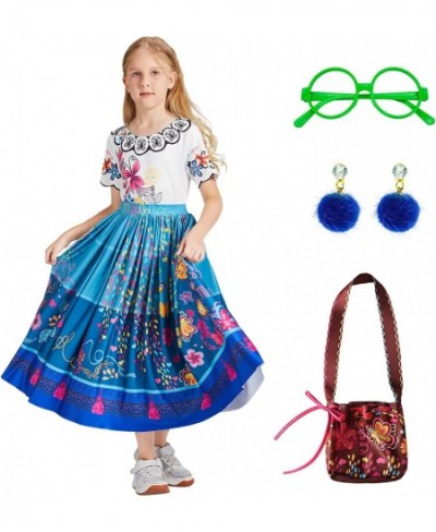 Encanto Costume Girls Mirabel Dress Cosplay Princess Halloween Dress For Kids Girls $47.95 - Kids' Costumes